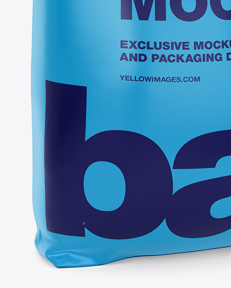 Plastic Bag 3D Mockup   Halfside View PSD #6