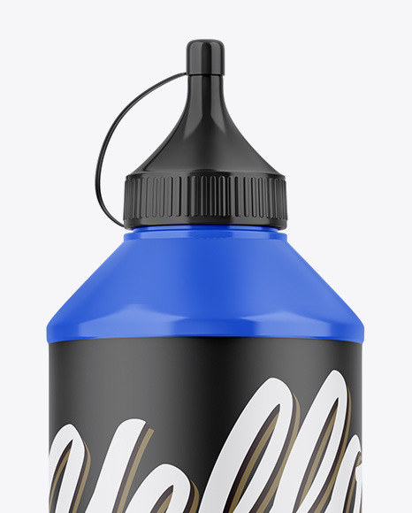 Glossy Bottle Mockup PSD #2