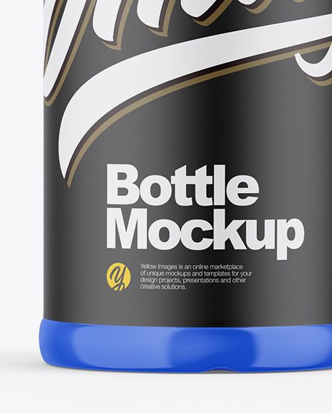 Glossy Bottle Mockup PSD #1