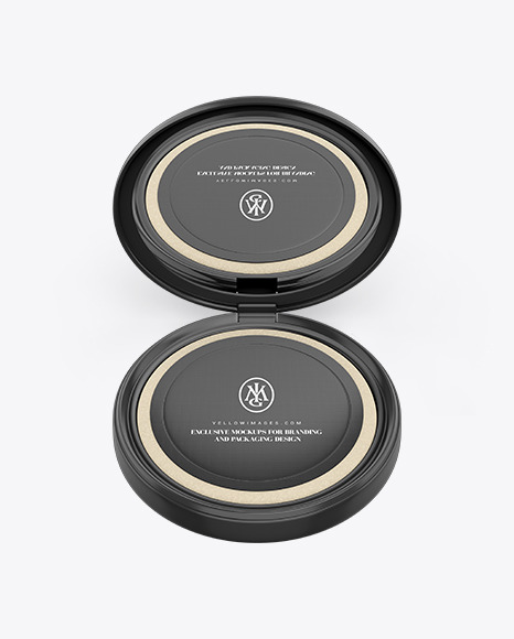 Cosmetic Compact Powder Mockup