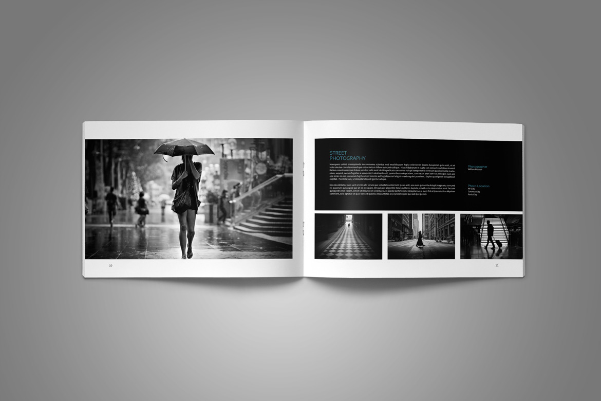 Simple Photo Album on Yellow Images Creative Store