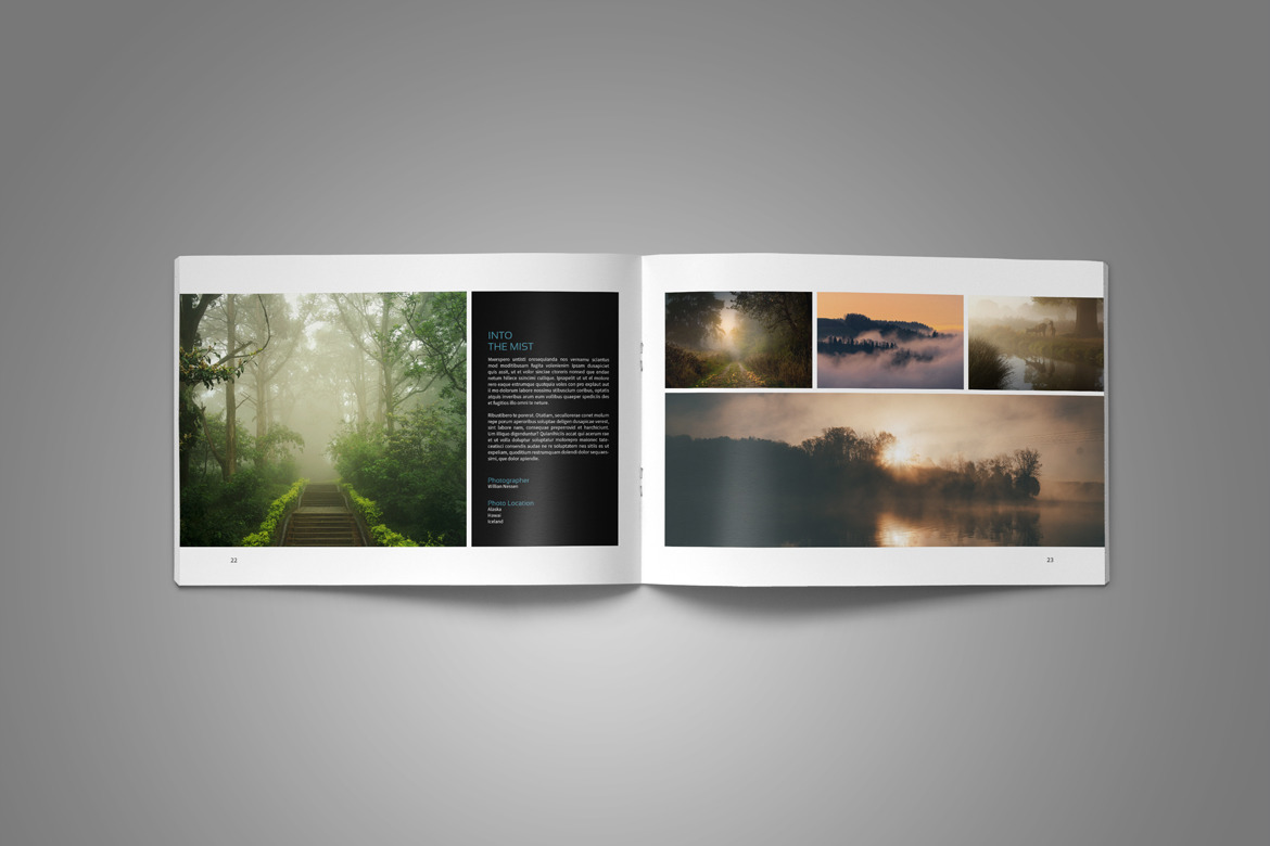 Simple Photo Album on Yellow Images Creative Store