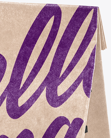 Kraft Paper Shopping Bag Mockup PSD #4