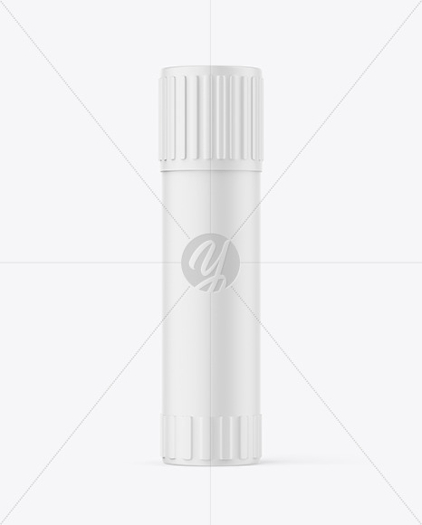 Matte Plastic Glue Stick Mockup PSD #1