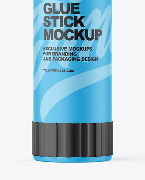 Matte Plastic Glue Stick Mockup PSD #4