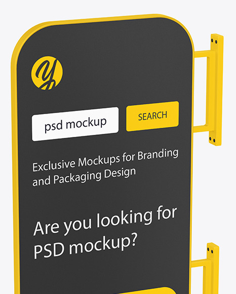 Signboard Mockup PSD #2