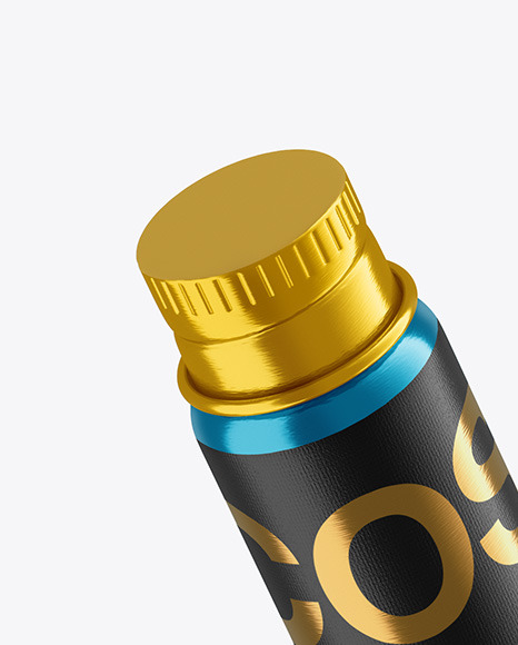 Metallic Cosmetic Bottle Mockup PSD #1