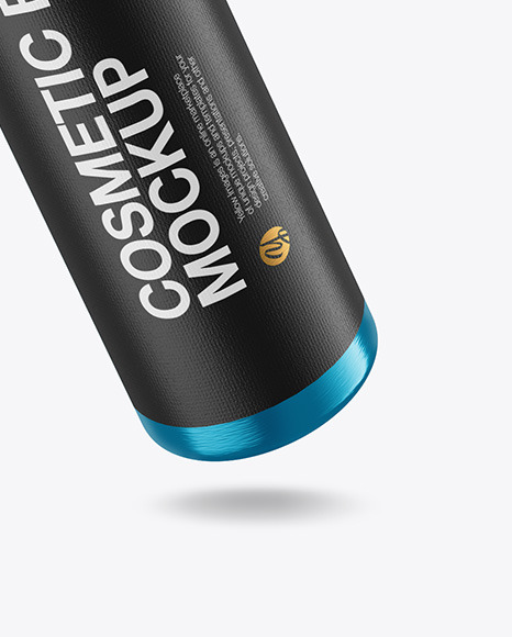 Metallic Cosmetic Bottle Mockup PSD #6