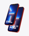 iPhone 13 and iPhone 13 Mini Mockup