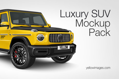 Full-size Luxury SUV Mockup Pack