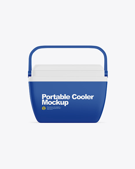 Portable Cooler Mockup