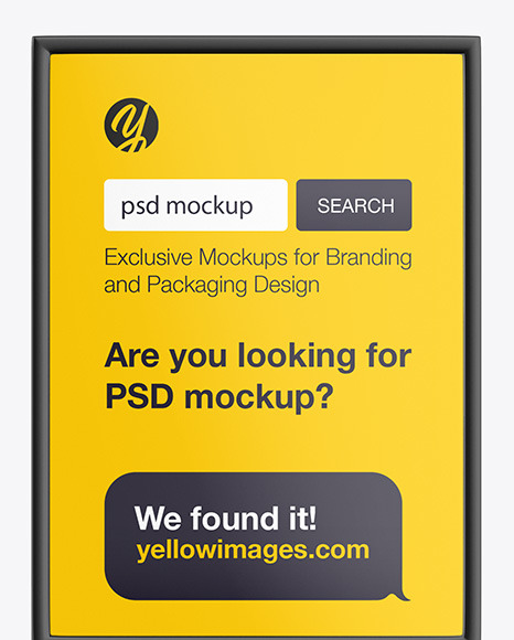 Pedestal Poster Stand Mockup PSD #2
