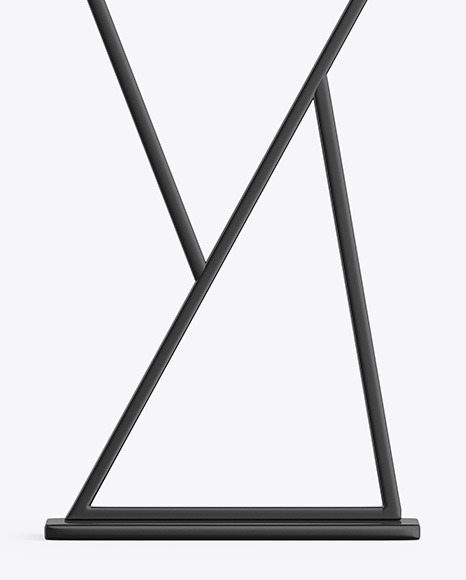 Pedestal Poster Stand Mockup PSD #1