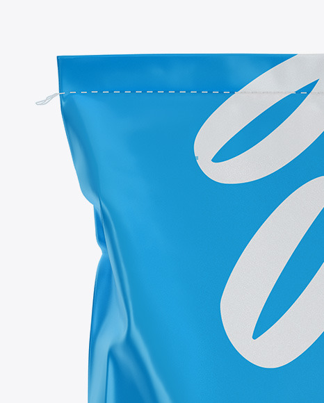 Plastic Bag 3D Mockup Front View PSD #2