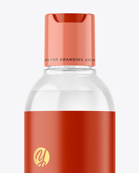 Clear Cosmetic Bottle Mockup PSD #6