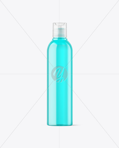 Color Plastic Cosmetic Bottle Mockup PSD #1