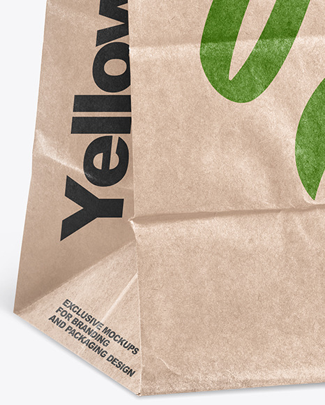 Kraft Paper Shopping Bag Mockup PSD #7