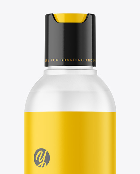 Frosted Cosmetic Bottle Mockup PSD #6
