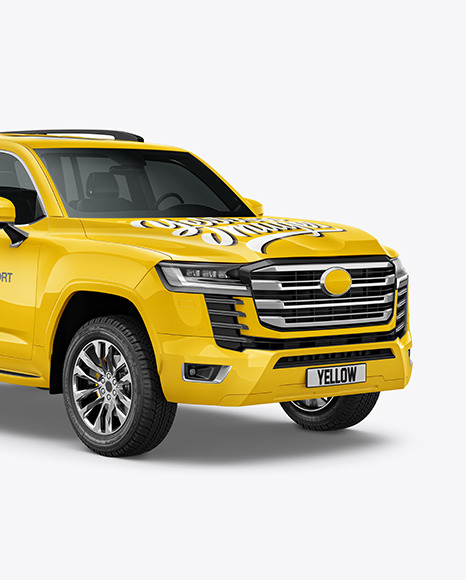 Off-Road SUV Mockup - Half Side View