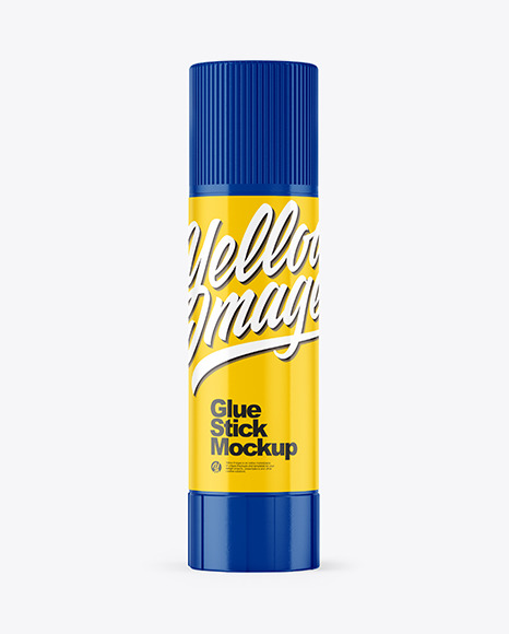 Glossy Glue Stick Mockup