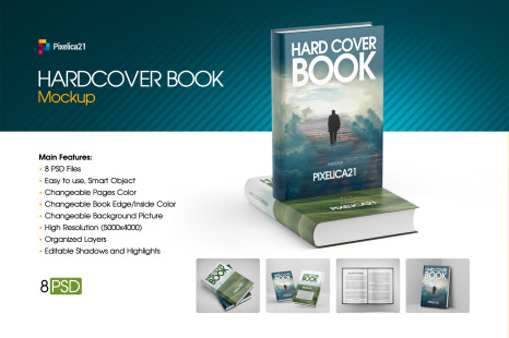 HardCover Book Mockup