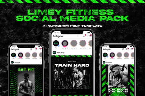 Limey Fitness Instagram Post Kit
