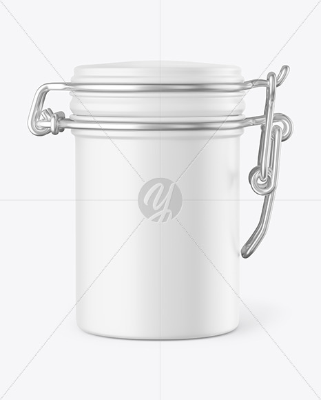 Matte Ceramic Jar Mockup PSD #3