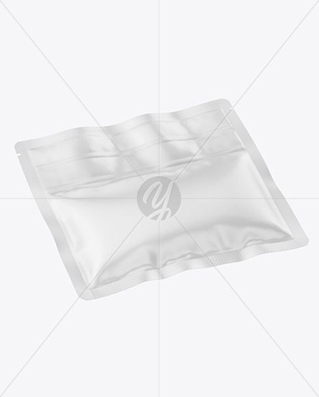 Glossy Pouch Mockup PSD #3