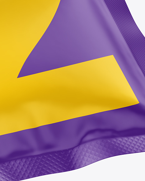 Glossy Pouch Mockup PSD #6