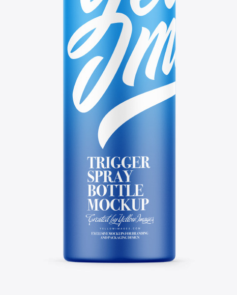 Trigger Spray Bottle Mockup PSD #1