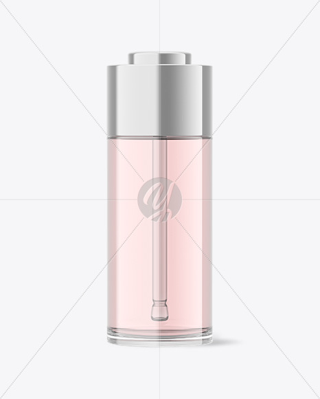 Glass Dropper Bottle Mockup PSD #3