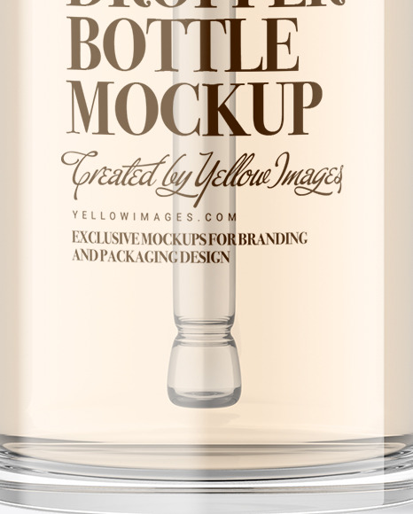Glass Dropper Bottle Mockup PSD #2