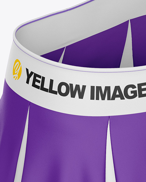 Cheerleader Costume Mockup – Half Side View PSD #6