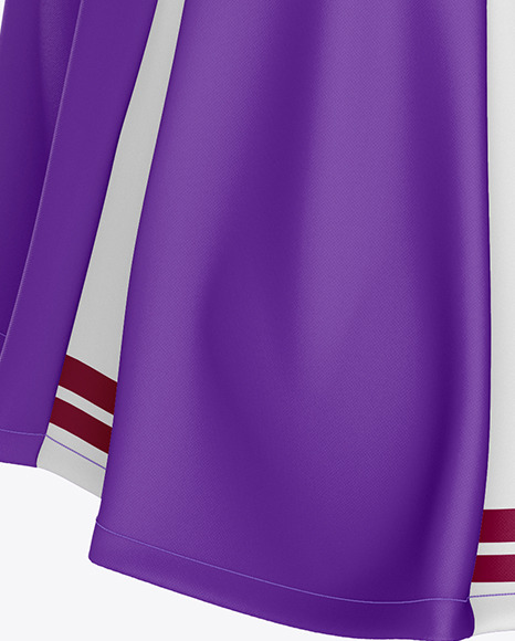 Cheerleader Costume Mockup – Half Side View PSD #7