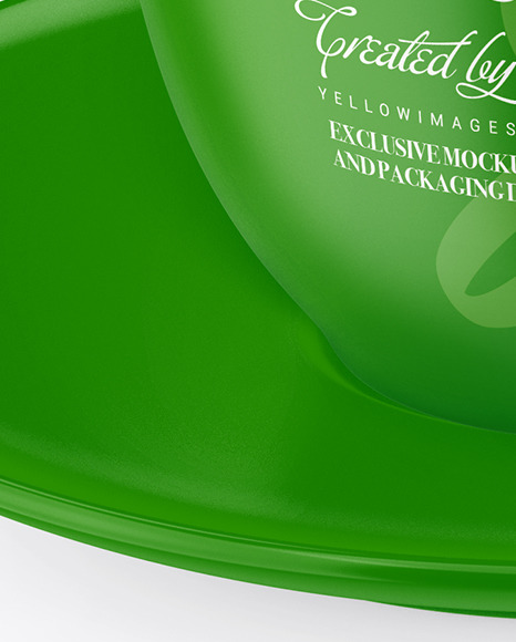Matte Coffee Cup w  Plate Mockup PSD #1