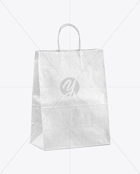 Kraft Paper Shopping Bag Mockup PSD #1