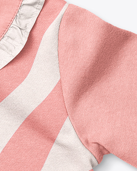 Baby Girl Ruffle Collar Jumper Mockup PSD #7