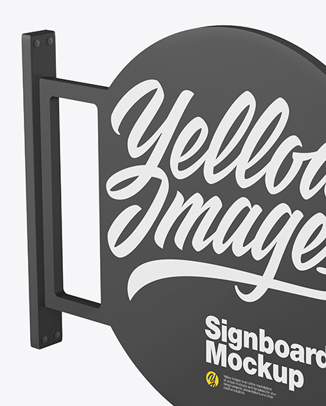 Signboard Mockup PSD #3