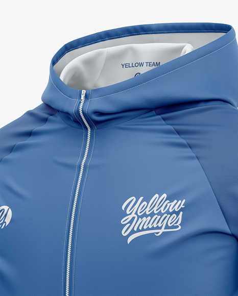 Hooded Windbreaker Mockup jacket 11954