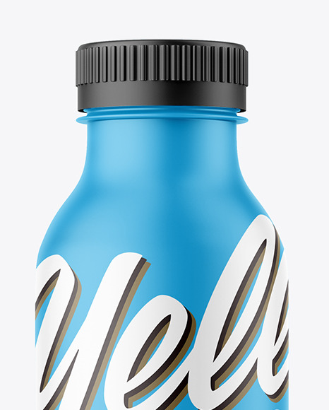 Matte Bottle Mockup PSD #2