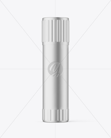 Matte Metallic Glue Stick Mockup PSD #1