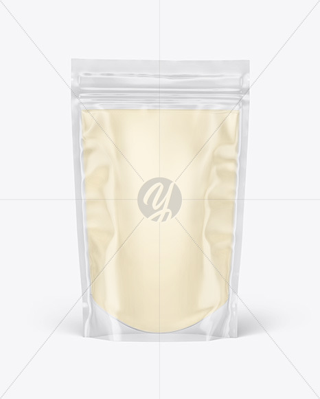 Clear Plastic Pouch w  Liquid Soap Mockup PSD #3