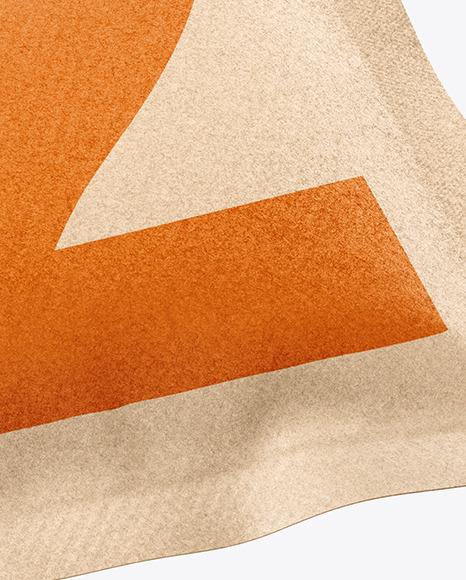 Matte Kraft Pouch Mockup PSD #6
