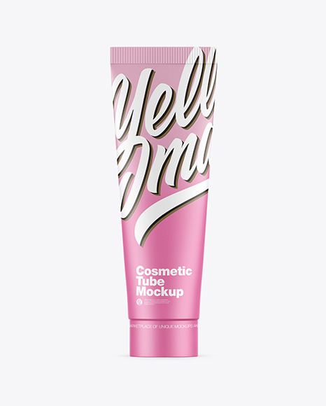 Matte Cosmetic Tube Mockup