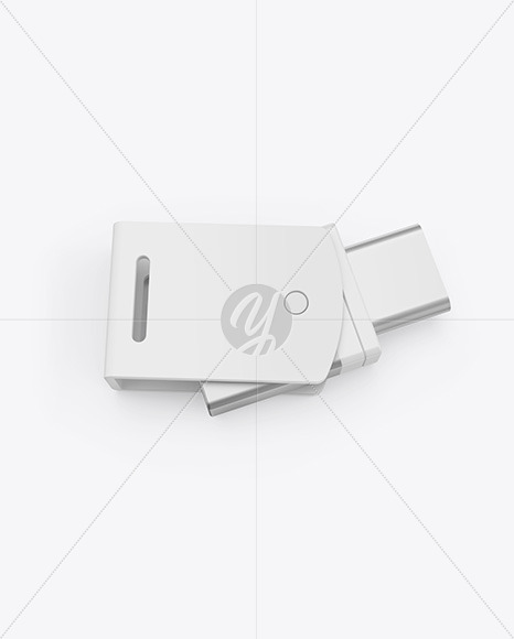 USB Type C Flash Drive Mockup PSD #3