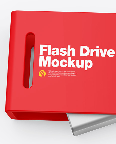 USB Type C Flash Drive Mockup PSD #2