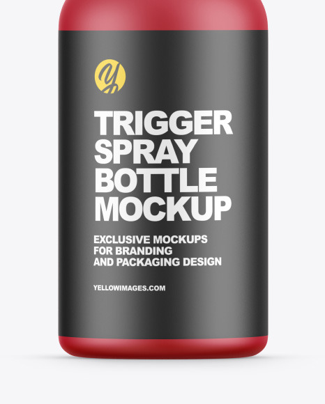 Trigger Spray Bottle Mockup PSD #1