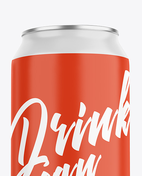 Three Aluminium Drink Cans With Matte Finish Mockup