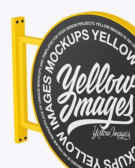 Signboard Mockup PSD #2