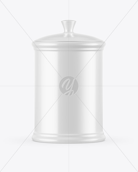 Free Glossy Ceramic Storage Jar Mockup Jar Mockups